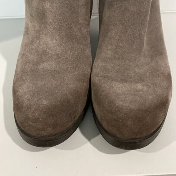 Browns Brown Suede Heeled Ankle Boots size 39 - Picture 7 of 12